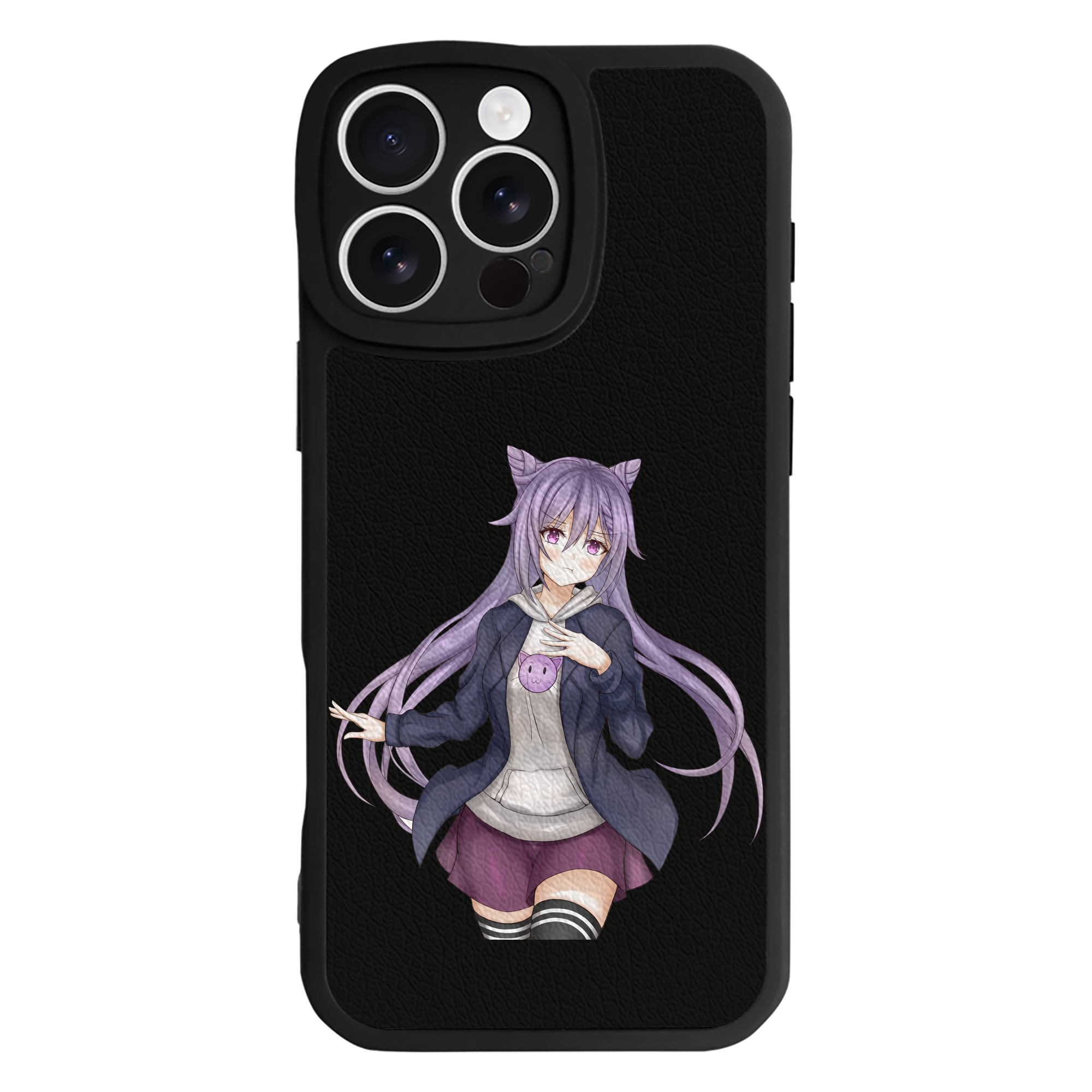 げんし神 刻晴 こくせい genshin Kokusei 【iPhone 16シリーズ対応】シリコンスマホケース（レザー調） 材質：シリコン